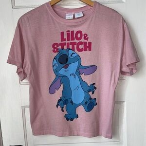DISNEY X ZARA LILO AND STITCH  GRAPHIC PRINT TEE